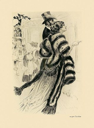 Framed Au Pre Catelan Print