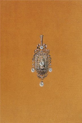 Framed Jewellery Designs VII Print