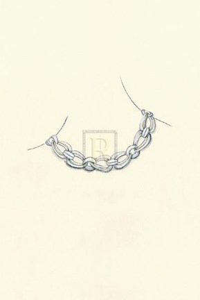 Framed Jewellery Designs XVI Print