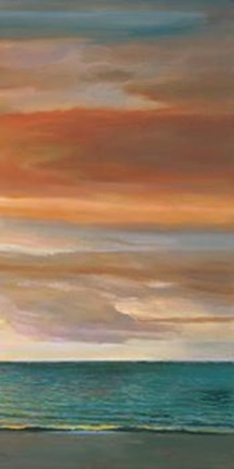 Framed Quiet Horizon III Print