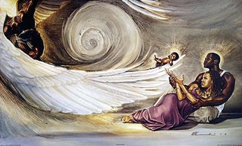 Framed Heaven Sent (Medium) Print