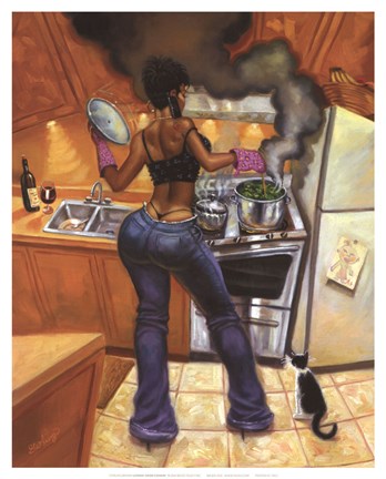 Framed Lookin&#39; Good Cookin&#39; Print