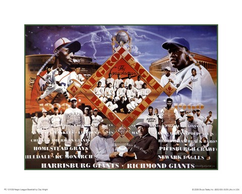 Framed Negro League Baseball (Mini) Print
