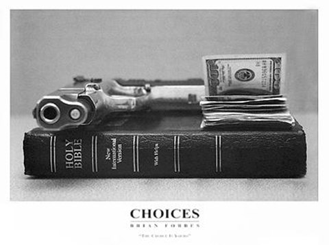Framed Choices Print