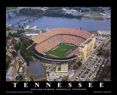 Framed Neyland Stadium - Knoxville, Tennessee Print