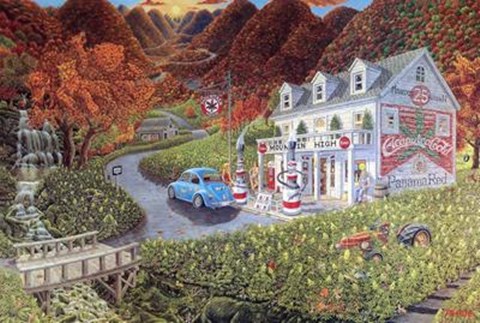 Framed Mountain High Print