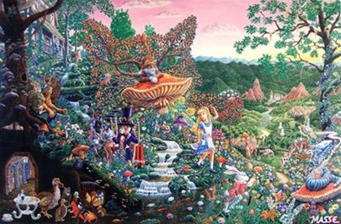 Framed Wonderland Print