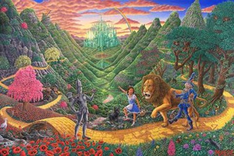 Framed Wizard Of Oz Print