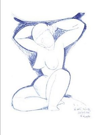 Framed Caryatide Print