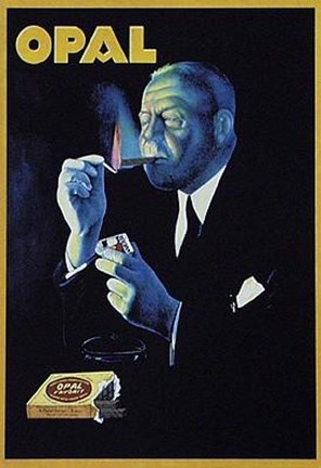 Framed Opal, 1926 Print