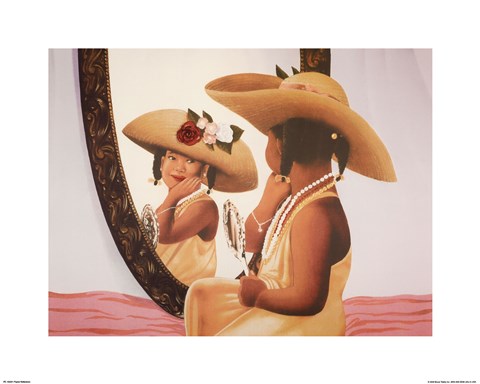 Framed Playful Reflections Print