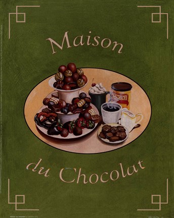 Framed Maison Du Chocolat Print