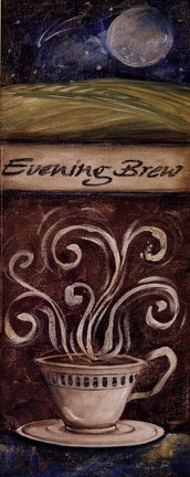 Framed Evening Brew Print