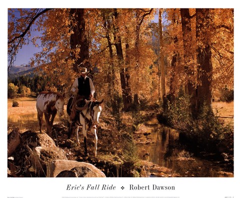 Framed Eric&#39;s Fall Ride Print