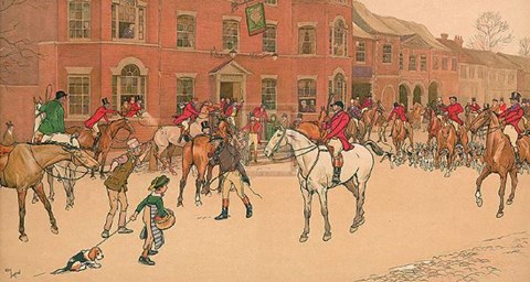 Framed Cottesbrook Hunt Print