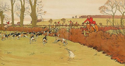 Framed Cottesbrook Hunt Print