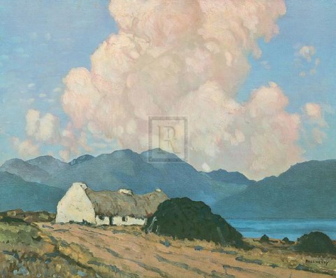 Framed Roadside Cottage Print