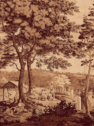 Framed Arcadia (Sepia) II Print