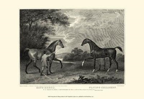 Framed King Herod Flying Childers Print