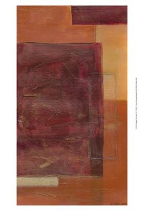 Framed Orange Two-Step IV Print