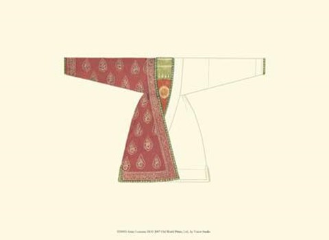 Framed Asian Costume III Print