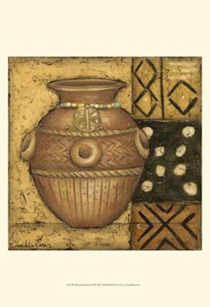 Framed African Earthenware II Print