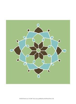 Framed Dutch Lace I Print