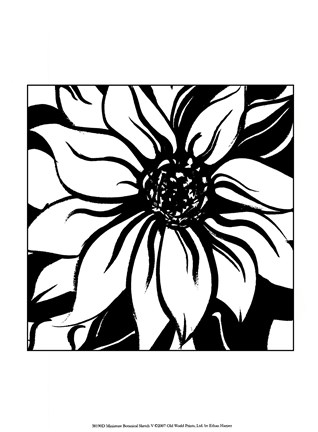 Framed Miniature Botanical Sketch V Print