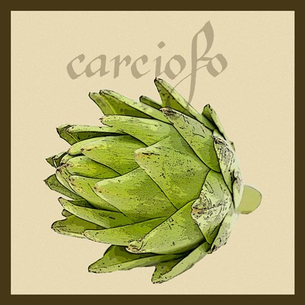 Framed Italian Vegetable VIII Print