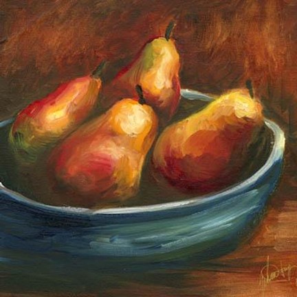 Framed Rustic Fruit I Print