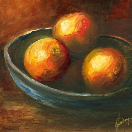 Framed Rustic Fruit IV Print