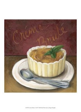 Framed Creme Brulee Print