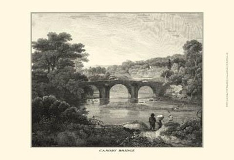 Framed Canoby Bridge Print