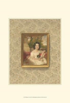 Framed Miniature Portrait III Print