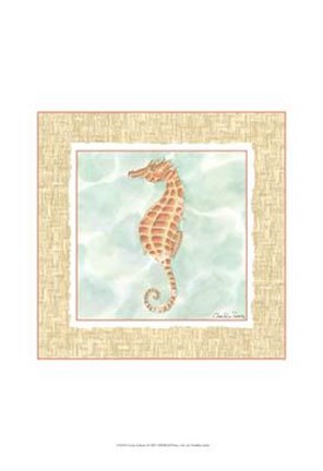 Framed Ocean Seahorse Print