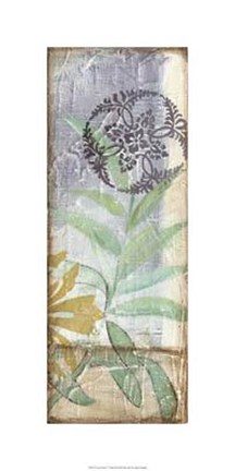 Framed Fresco Panel I Print