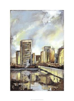 Framed Urban Terrain II Print