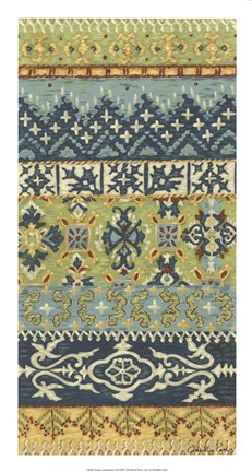 Framed Eastern Embroidery II Print