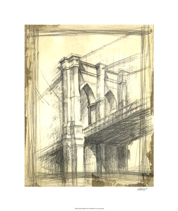 Framed Brooklyn Bridge Print