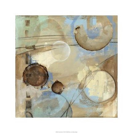 Framed Celestial Study I Print