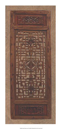 Framed Antique Shoji Screen IV Print