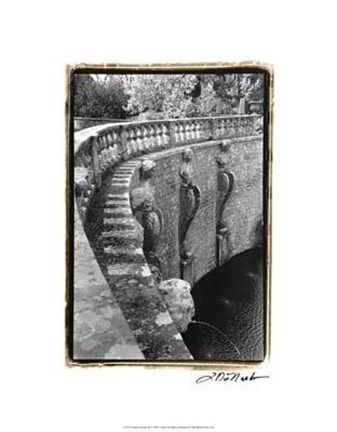 Framed Italian Garden III Print