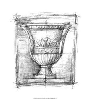 Framed Classical Elements III Print