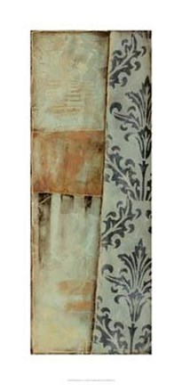 Framed Damask Harmony V Print