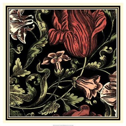 Framed Floral Fancy IV Print