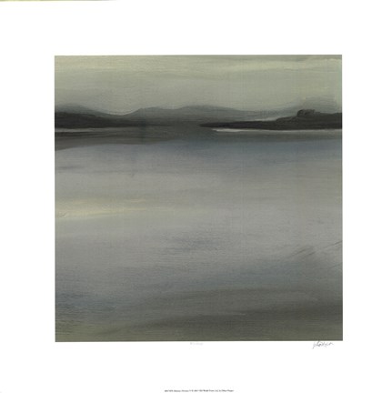 Framed Abstract Horizon V Print