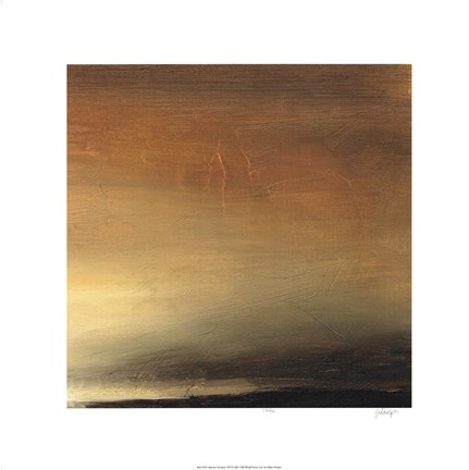 Framed Abstract Horizon VII Print