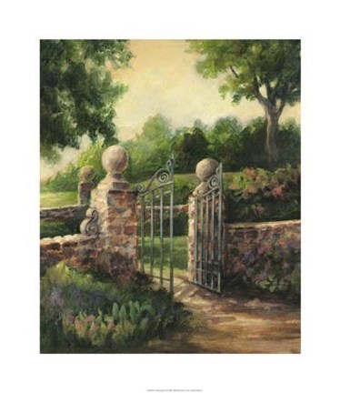 Framed Garden Ingress II Print