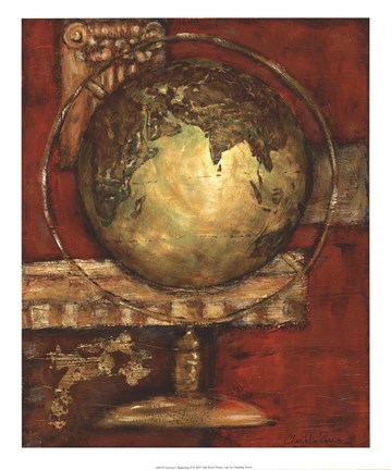 Framed Journey&#39;s Beginning II Print