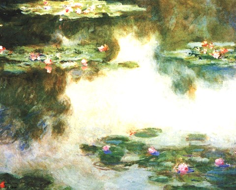 Framed Water Landscape Print